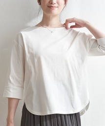 ikka | 【雑誌InRed5月号掲載】梨地ジョーゼットプルオーバー(Tシャツ/カットソー)