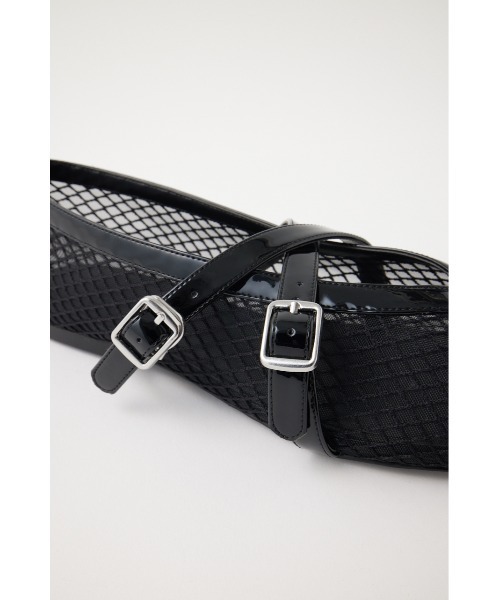 MOUSSY（マウジー）の「SHEER BALLET シューズ（パンプス・レディース・ブラック・SMALL/LARGE/MEDIUM）」の7枚目の写真
