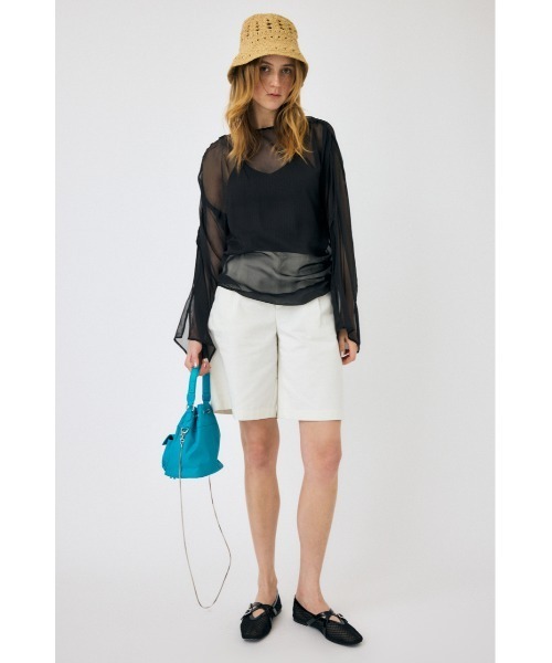 MOUSSY（マウジー）の「SHEER BALLET シューズ（パンプス・レディース・ブラック・SMALL/LARGE/MEDIUM）」の13枚目の写真