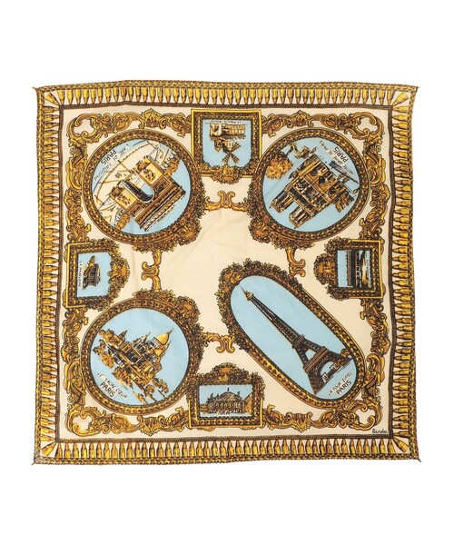 BINDU（ビンドゥー）の「BINDU: アソート バンダナ 24SS（バンダナ/スカーフ・レディース・ナチュラル/ライトブルー/ピンク/パープル/ブルー/オレンジ・ONE SIZE）」の2枚目の写真