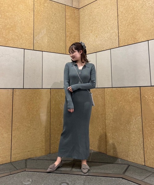 Lil Ambition(リルアンビション)の「ジッパーショートカーディガン|セットアップ着用可能(カーディガン/ボレロ・レディース・チャコールグレー/セージグリーン/テラコッタ・FREE)」の11枚目の写真