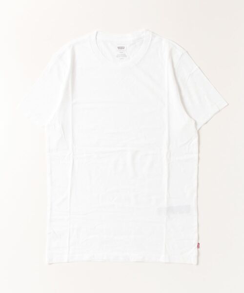 Levi's（リーバイス）の「Levi's/リーバイス 2P CREW NECK SLIM FIT クルーネック 無地 半袖 パックTシャツ 2枚セット（Tシャツ/カットソー・メンズ・ブラック/ホワイト・M/S/XL/L）」の9枚目の写真
