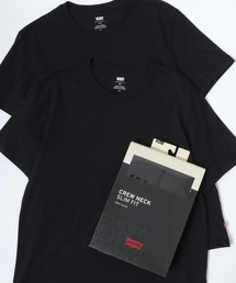 Levi's/リーバイス 2P CREW NECK SLIM FIT クルーネック 無地 半袖 パックTシャツ 2枚セット