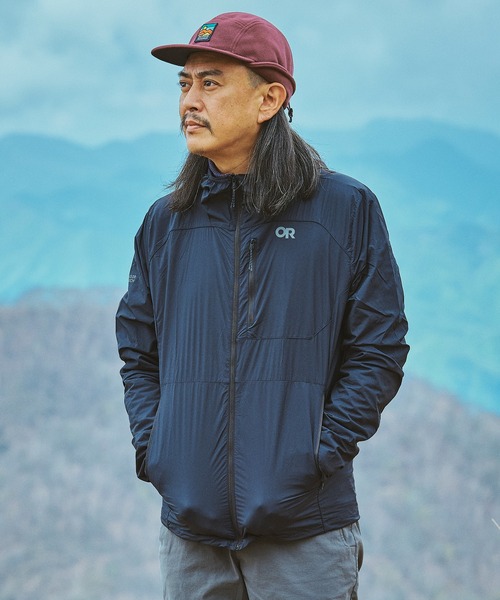 OUTDOOR RESEARCH(アウトドアリサーチ)の「OUTDOOR RESEARCH/アウトドアリサーチ Shadow Wind Hoodie/シャドーウィンドフーディー(ナイロンジャケット・メンズ・ブラック/グレー・LARGE/MEDIUM)」の8枚目の写真