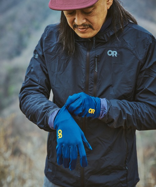 OUTDOOR RESEARCH(アウトドアリサーチ)の「OUTDOOR RESEARCH/アウトドアリサーチ Shadow Wind Hoodie/シャドーウィンドフーディー(ナイロンジャケット・メンズ・ブラック/グレー・LARGE/MEDIUM)」の9枚目の写真