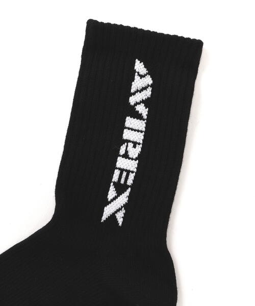 AVIREX(アヴィレックス)の「《直営店限定》AVIREX LOGO SOX / アヴィレックス ロゴ ソックス(ソックス/靴下・メンズ・グレー/ホワイト・FREE/F)」の12枚目の写真