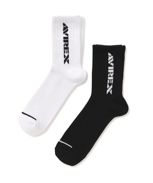 AVIREX(アヴィレックス)の「《直営店限定》AVIREX LOGO SOX / アヴィレックス ロゴ ソックス(ソックス/靴下・メンズ・グレー/ホワイト・FREE/F)」の15枚目の写真