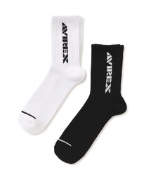 AVIREX | 《直営店限定》AVIREX LOGO SOX / アヴィレックス ロゴ ソックス(ソックス/靴下)