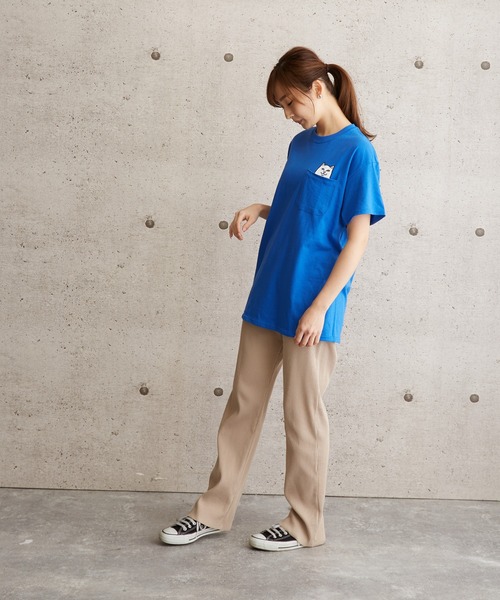 RIPNDIP(リップンディップ)の「RIPNDIP Lord Nermal Pocket Tee リップンディップ ポケットプリントTEE(Tシャツ/カットソー・メンズ・杢グレー/ブラック/ロイヤルブルー/ホワイト・MEDIUM/LARGE/X-LARGE/SMALL)」の5枚目の写真
