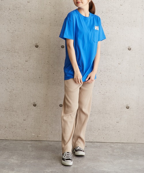 RIPNDIP(リップンディップ)の「RIPNDIP Lord Nermal Pocket Tee リップンディップ ポケットプリントTEE(Tシャツ/カットソー・メンズ・杢グレー/ブラック/ロイヤルブルー/ホワイト・MEDIUM/LARGE/X-LARGE/SMALL)」の7枚目の写真