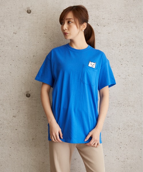 RIPNDIP(リップンディップ)の「RIPNDIP Lord Nermal Pocket Tee リップンディップ ポケットプリントTEE(Tシャツ/カットソー・メンズ・杢グレー/ブラック/ロイヤルブルー/ホワイト・MEDIUM/LARGE/X-LARGE/SMALL)」の11枚目の写真