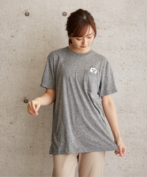 RIPNDIP(リップンディップ)の「RIPNDIP Lord Nermal Pocket Tee リップンディップ ポケットプリントTEE(Tシャツ/カットソー・メンズ・杢グレー/ブラック/ロイヤルブルー/ホワイト・MEDIUM/LARGE/X-LARGE/SMALL)」の13枚目の写真