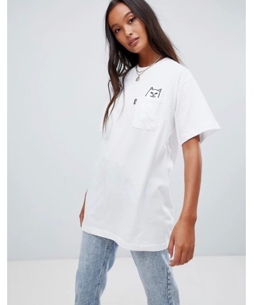 RIPNDIP(リップンディップ)の「RIPNDIP Lord Nermal Pocket Tee リップンディップ ポケットプリントTEE(Tシャツ/カットソー・メンズ・杢グレー/ブラック/ロイヤルブルー/ホワイト・MEDIUM/LARGE/X-LARGE/SMALL)」の21枚目の写真