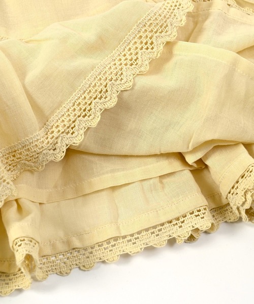 A BOND（アボンド）の「BONBONティアードチュニック（kids/S～LL）（チュニック・キッズ・オフホワイト/ブラウン/ブラック・S/LL/L/M）」の12枚目の写真