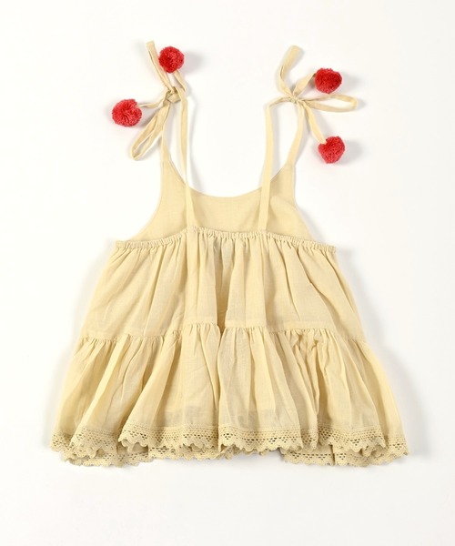 A BOND（アボンド）の「BONBONティアードチュニック（kids/S～LL）（チュニック・キッズ・オフホワイト/ブラウン/ブラック・S/LL/L/M）」の10枚目の写真