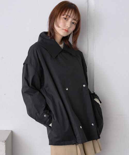 RETRO GIRL（レトロガール）の「2wayミリタリーJK（トレンチコート・レディース・オフホワイト/ブラック・FREE）」の20枚目の写真