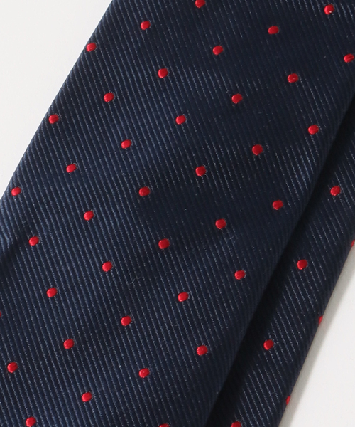 EDIFICE(エディフィス)の「PB スモールドットタイ(ネクタイ・メンズ・レッド/ブルー・FREE)」の3枚目の写真