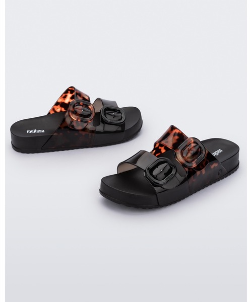 melissa(メリッサ)の「MELISSA COZY SLIDE AD(サンダル・レディース・ブラック/イエロー/ピンク/ブラック×ベージュ・37/38/35-36/39)」の6枚目の写真