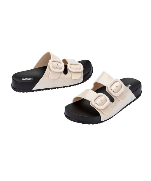 melissa(メリッサ)の「MELISSA COZY SLIDE AD(サンダル・レディース・ブラック/イエロー/ピンク/ブラック×ベージュ・37/38/35-36/39)」の9枚目の写真