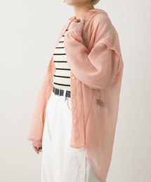 MIEL CRISHUNANT | 3WAYカッティングラメシアーシャツ(シャツ/ブラウス)