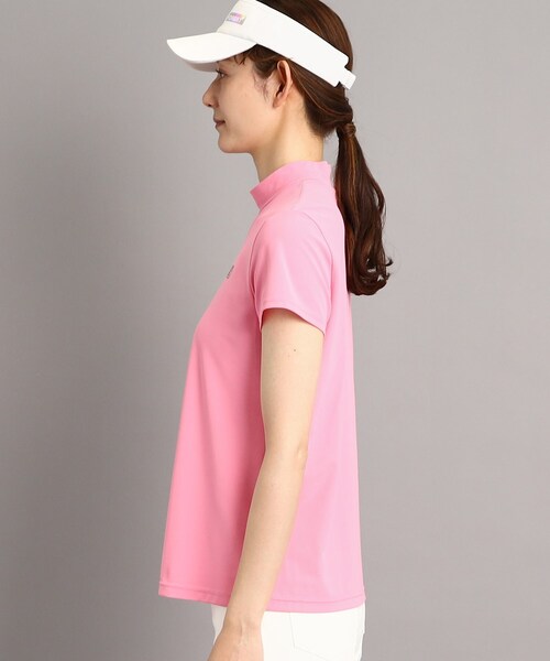 adabat(アダバット)の「◆【UVカット/防透け】ツイストデザイン 半袖モックネックプルオーバー(Tシャツ/カットソー・レディース・ホワイト/ネイビー/ピンク系・42/40/38/36)」の20枚目の写真