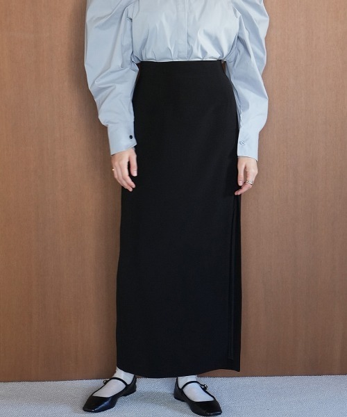 CLANE（クラネ）の「CLANE DEEP SLIT LONG SKIRT 16109-6012（スカート 