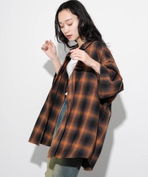 WEGO/オンブレチェックシャツ