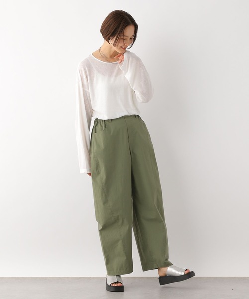 LEPSIM(レプシィム)の「2WAYメッシュカーディガン 116755(カーディガン/ボレロ・レディース・オフホワイト/ブラック/グリーン・FREE)」の9枚目の写真