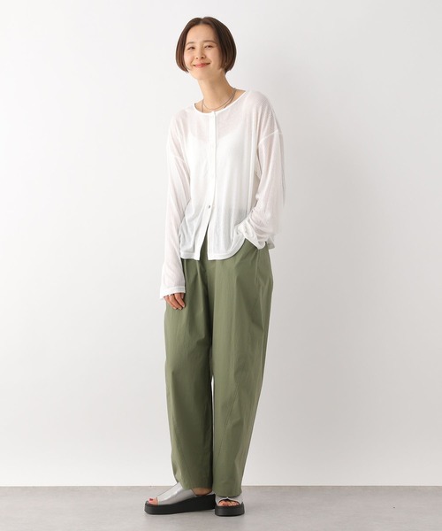 LEPSIM(レプシィム)の「2WAYメッシュカーディガン 116755(カーディガン/ボレロ・レディース・オフホワイト/ブラック/グリーン・FREE)」の14枚目の写真