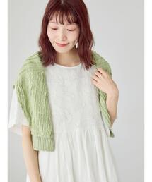 TSUHARU by Samansa Mos2 | メッシュビーズ刺繍ワンピース(ワンピース)