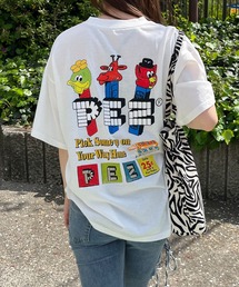 バックプリントPEZビッグTシャツ