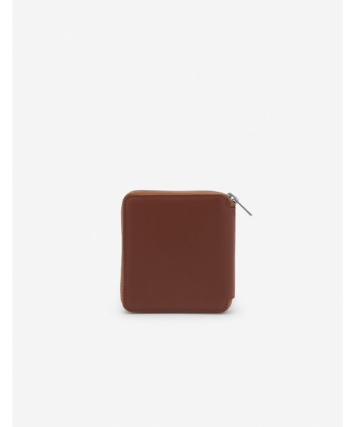 Maison Kitsune(メゾンキツネ)の「FOX HEAD SQUARE ZIPPED WALLET(財布・メンズ・ダークブラウン/ブラック・U)」の3枚目の写真