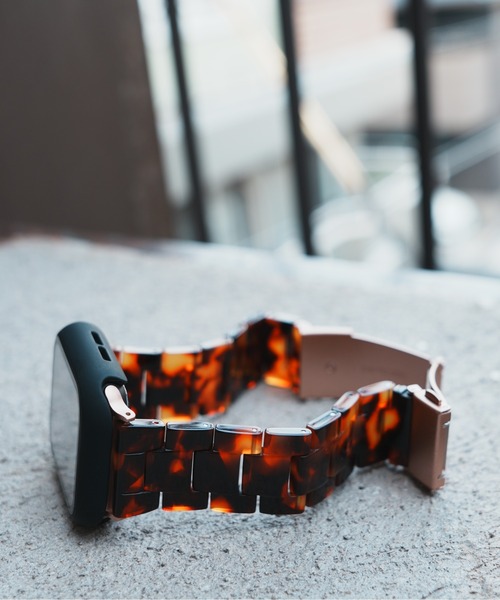 zandy(ズィーアンドワイ)の「zandy ズィーアンドワイ/ Apple Watch ケース&ベルトセット【マットハードケース】 アップルウォッチカバー& 天然脂ベルト //// set11(デジタル腕時計・メンズ・グリーン/クリア/レインボー/ブラック×シルバー/ブラック×ブラック/ホワイト系その他/シルバー系その他/パープル系その他/ホワイト×ホワイト・S/M)」の11枚目の写真