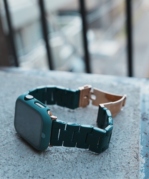zandy(ズィーアンドワイ)の「zandy ズィーアンドワイ/ Apple Watch ケース&ベルトセット【マットハードケース】 アップルウォッチカバー& 天然脂ベルト //// set11(デジタル腕時計・メンズ・グリーン/クリア/レインボー/ブラック×シルバー/ブラック×ブラック/ホワイト系その他/シルバー系その他/パープル系その他/ホワイト×ホワイト・S/M)」の22枚目の写真