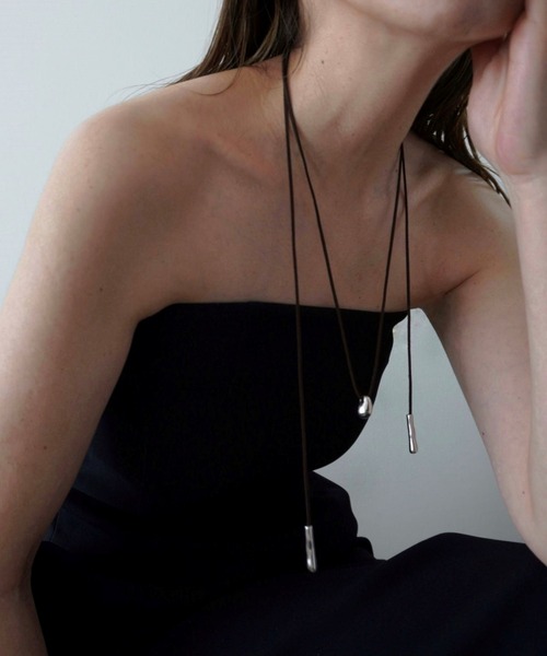 Lynn.（リン）の「long  tie（ネックレス・レディース・シルバー・FREE）」の9枚目の写真