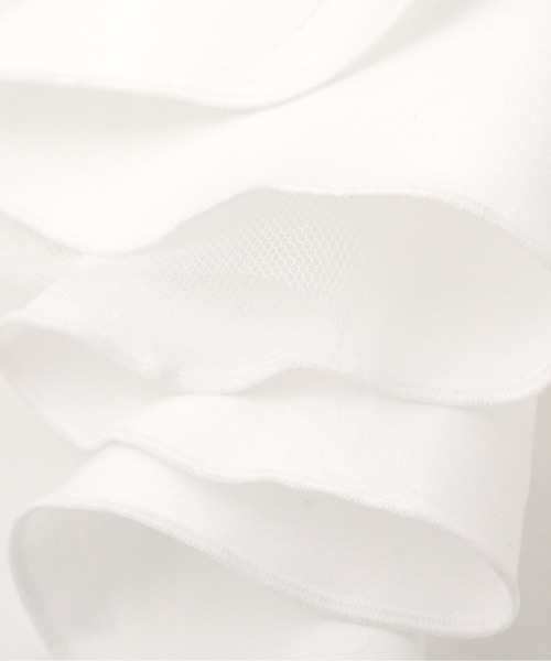 JILL by JILL STUART(ジルバイジルスチュアート)の「◇アシメラッフルトップス(Tシャツ/カットソー・レディース・ホワイト/モカ/ブラック・FREE)」の16枚目の写真