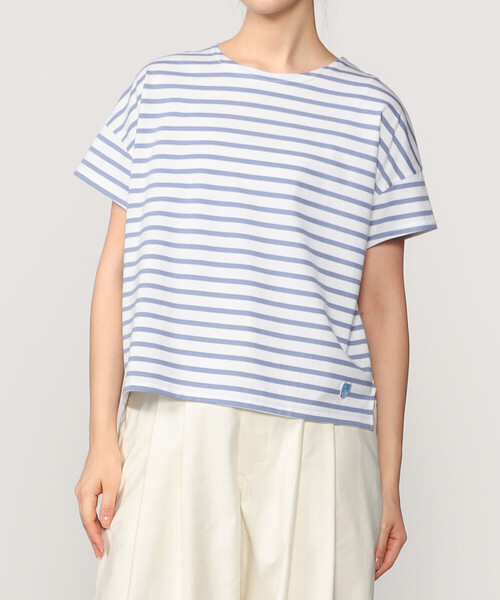 ORCIVAL（オーシバル）の「ORCIVAL | コットン クルーネック半袖Tシャツ WOMEN（Tシャツ/カットソー・レディース・グレー系その他/ピンク系その他/イエロー系その他/ブルー系その他2/ブルー系その他/グリーン系その他・1）」の4枚目の写真
