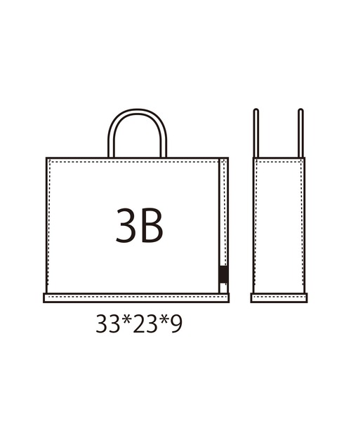 ROOTOTE(ルートート)の「ルートート / RO.A4-ワイド.TOFU-3B(トートバッグ・レディース・ホワイト/ブラック・FREE)」の4枚目の写真