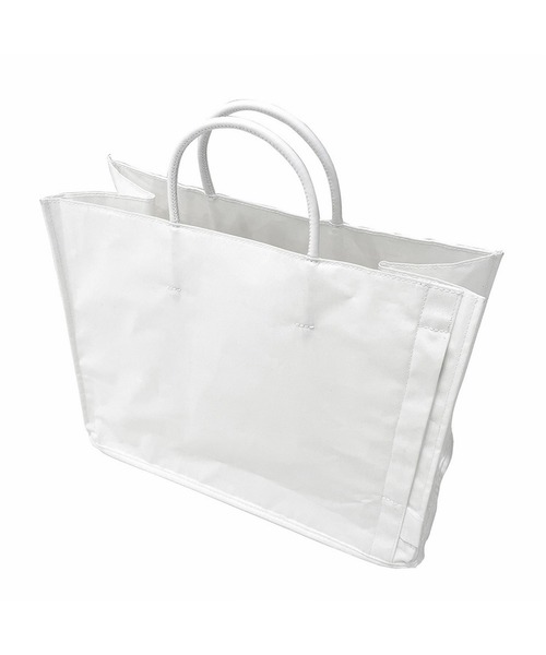 ROOTOTE(ルートート)の「ルートート / RO.A4-ワイド.TOFU-3B(トートバッグ・レディース・ホワイト/ブラック・FREE)」の8枚目の写真