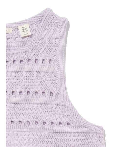 Levi's(リーバイス)の「Levi's/リーバイス SUPERBLOOM ノースリーブトップス パープル LAVENDER BLUE(ニット/セーター・レディース・ラベンダー・S/M/XS)」の4枚目の写真