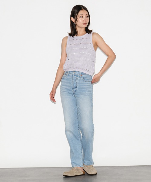 Levi's(リーバイス)の「Levi's/リーバイス SUPERBLOOM ノースリーブトップス パープル LAVENDER BLUE(ニット/セーター・レディース・ラベンダー・S/M/XS)」の12枚目の写真