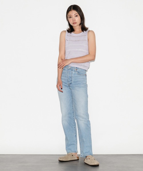 Levi's(リーバイス)の「Levi's/リーバイス SUPERBLOOM ノースリーブトップス パープル LAVENDER BLUE(ニット/セーター・レディース・ラベンダー・S/M/XS)」の13枚目の写真