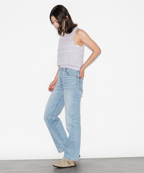 Levi's(リーバイス)の「Levi's/リーバイス SUPERBLOOM ノースリーブトップス パープル LAVENDER BLUE(ニット/セーター・レディース・ラベンダー・S/M/XS)」の10枚目の写真