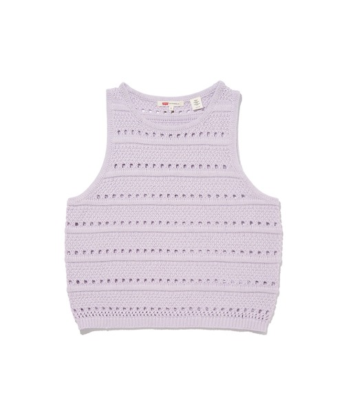 Levi's(リーバイス)の「Levi's/リーバイス SUPERBLOOM ノースリーブトップス パープル LAVENDER BLUE(ニット/セーター・レディース・ラベンダー・S/M/XS)」の14枚目の写真