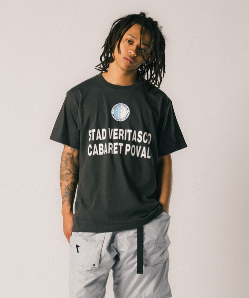 cabaret poval（キャバレーポバール）の「CABARET POVAL / キャバレーポバール 417別注 F Tシャツ（Tシャツ/カットソー・メンズ・ホワイト/グリーン/ブラック系その他・MEDIUM/LARGE/X-LARGE）」の2枚目の写真