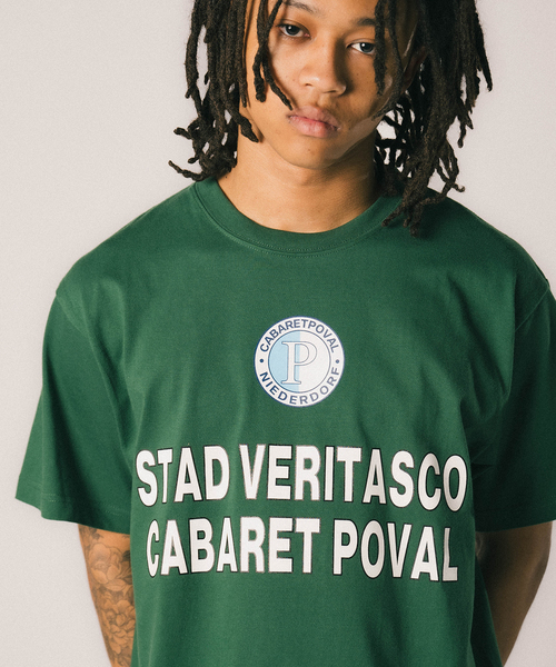 cabaret poval（キャバレーポバール）の「CABARET POVAL / キャバレーポバール 417別注 F Tシャツ（Tシャツ/カットソー・メンズ・ホワイト/グリーン/ブラック系その他・MEDIUM/LARGE/X-LARGE）」の3枚目の写真