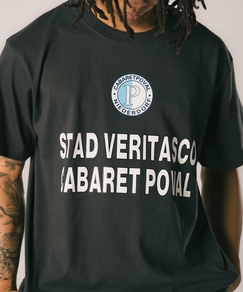 cabaret poval（キャバレーポバール）の「CABARET POVAL / キャバレーポバール 417別注 F Tシャツ（Tシャツ/カットソー・メンズ・ホワイト/グリーン/ブラック系その他・MEDIUM/LARGE/X-LARGE）」の4枚目の写真