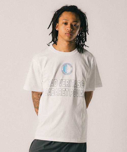 cabaret poval（キャバレーポバール）の「CABARET POVAL / キャバレーポバール 417別注 F Tシャツ（Tシャツ/カットソー・メンズ・ホワイト/グリーン/ブラック系その他・MEDIUM/LARGE/X-LARGE）」の5枚目の写真