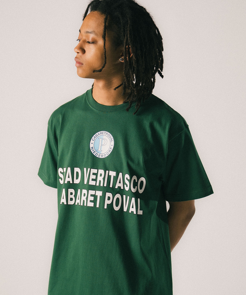 cabaret poval（キャバレーポバール）の「CABARET POVAL / キャバレーポバール 417別注 F Tシャツ（Tシャツ/カットソー・メンズ・ホワイト/グリーン/ブラック系その他・MEDIUM/LARGE/X-LARGE）」の6枚目の写真