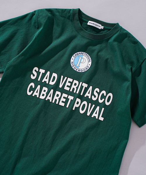 cabaret poval（キャバレーポバール）の「CABARET POVAL / キャバレーポバール 417別注 F Tシャツ（Tシャツ/カットソー・メンズ・ホワイト/グリーン/ブラック系その他・MEDIUM/LARGE/X-LARGE）」の7枚目の写真